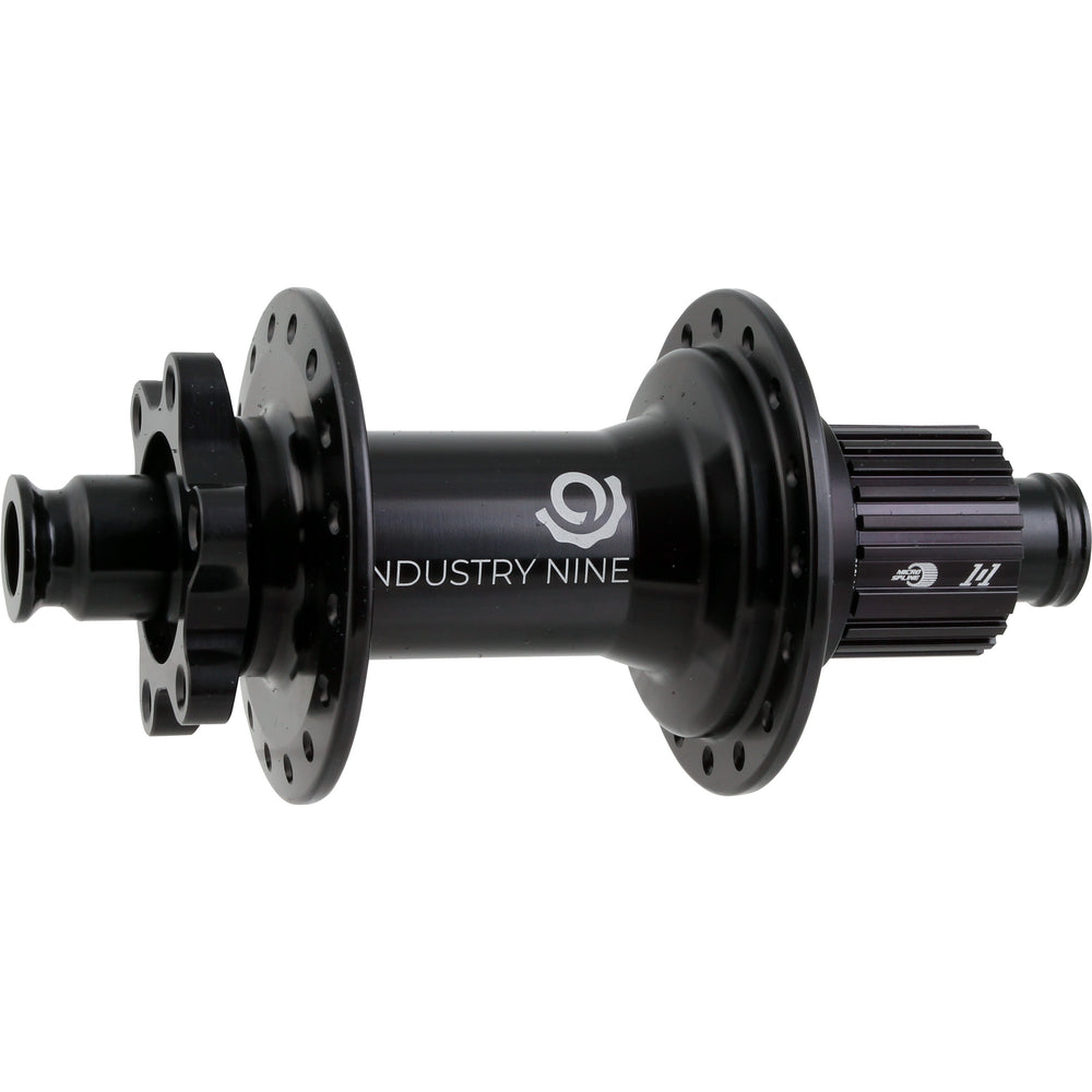 Industry Nine 101 Rear IS Hub, 12x148 Boost 32h Microspline HG+ 12 speed- Black
