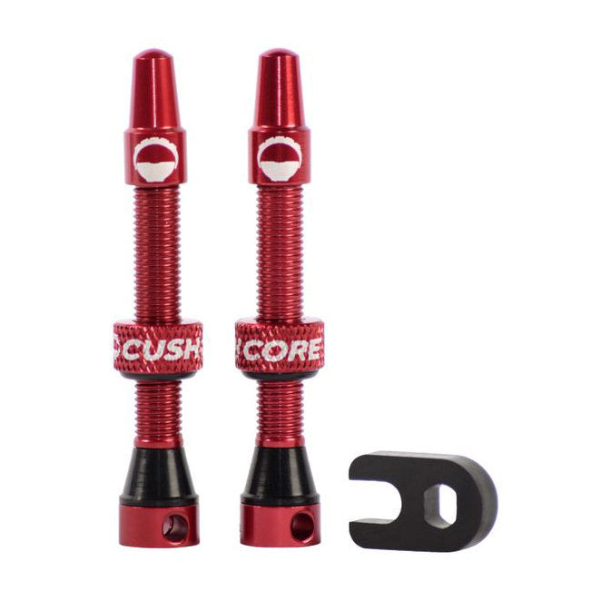 Cush Core Air Valve Set, 44mm - Red