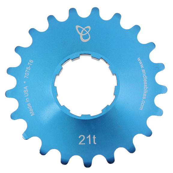 Endless Bike Kick Ass Cog, 21t - Blue Ano