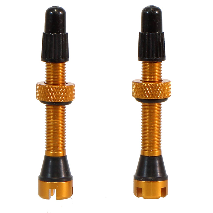 Industry Nine Tubeless Presta Valve Stem, 40mm (Pair) - Gold