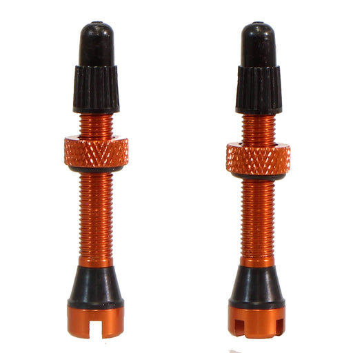 Industry Nine Tubeless Presta Valve Stem, 40mm (Pair) - Orange
