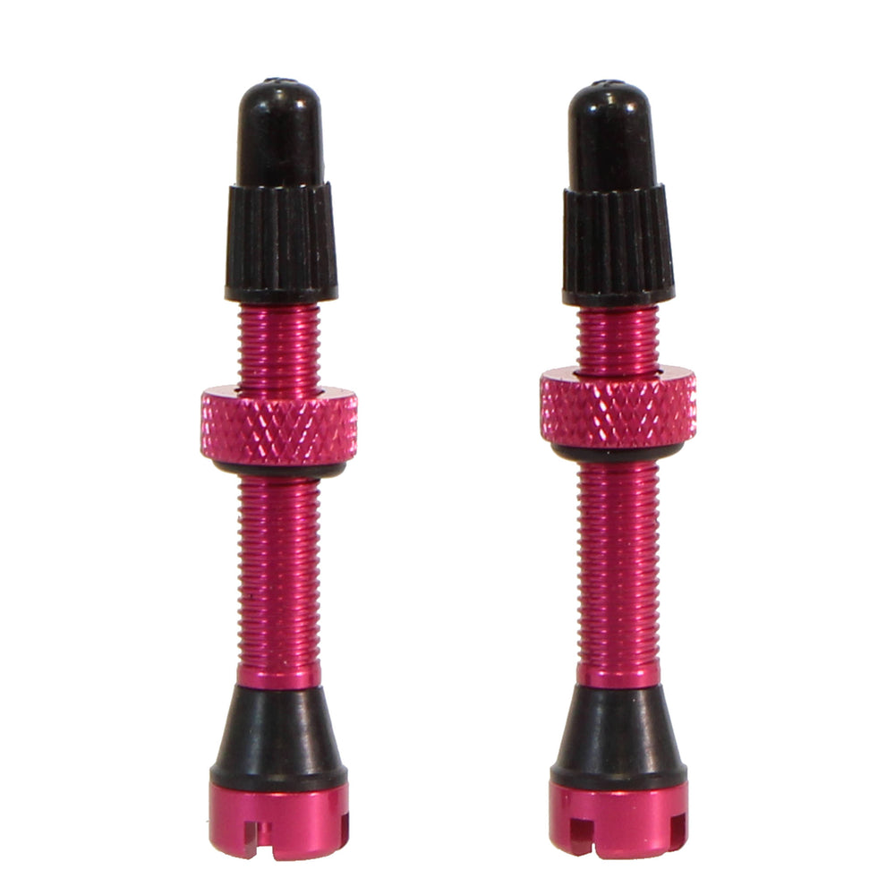 Industry Nine Tubeless Presta Valve Stem, 40mm (Pair) - Pink