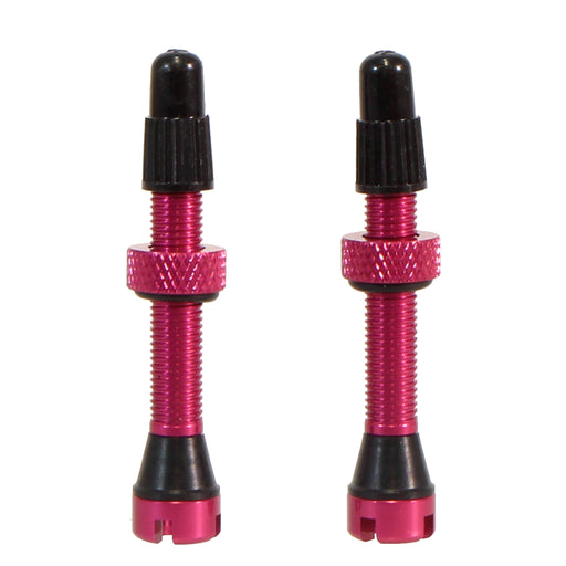Industry Nine Tubeless Presta Valve Stem, 40mm (Pair) - Pink