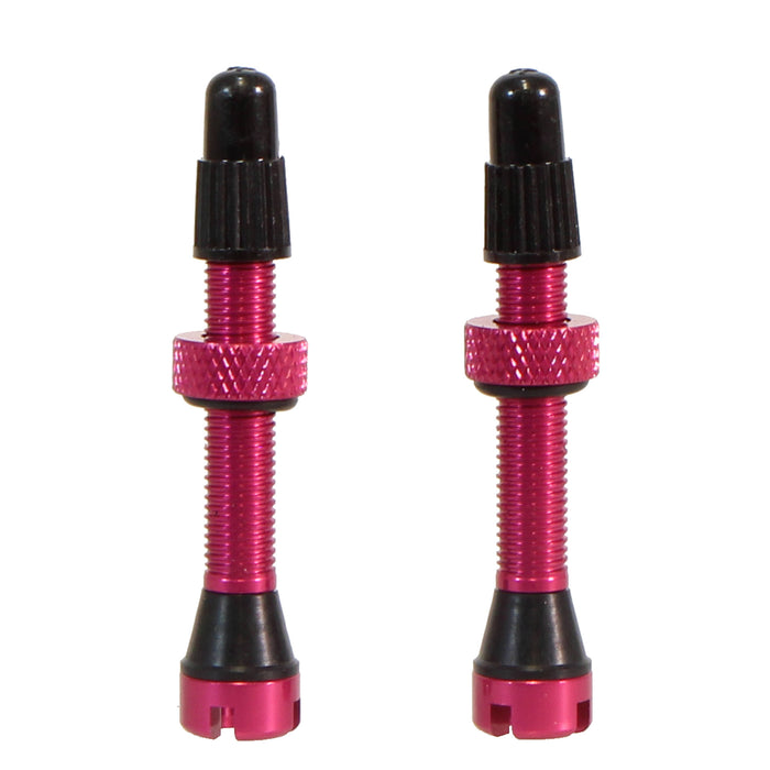 Industry Nine Tubeless Presta Valve Stem, 40mm (Pair) - Pink