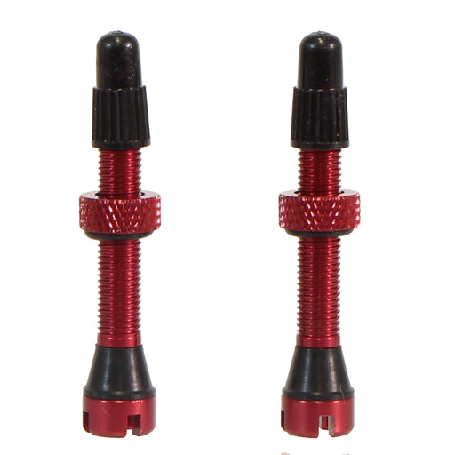 Industry Nine Tubeless Presta Valve Stem, 40mm (Pair) - Red