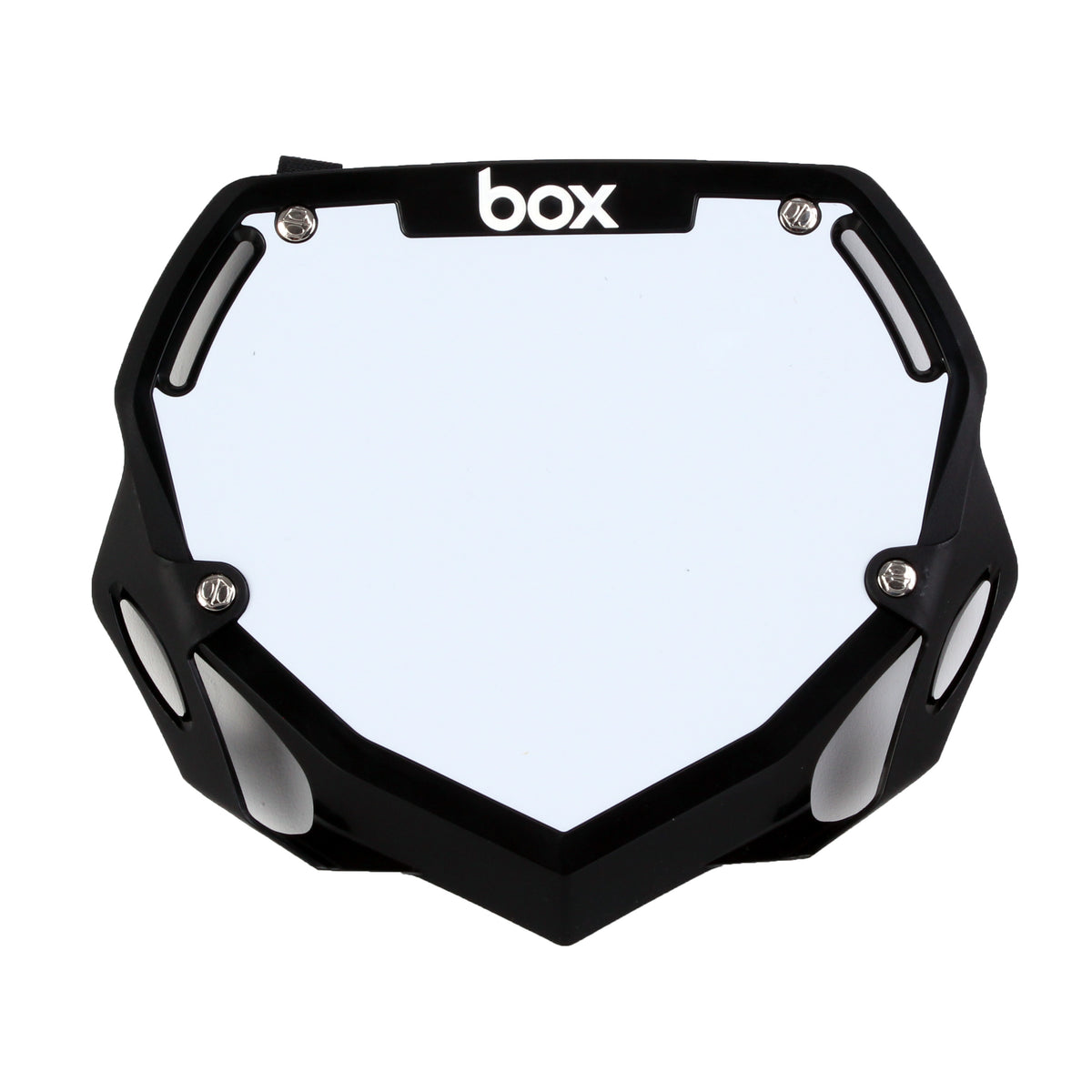 BOX Box Two Number Plate, Large - Black — Send It Bikes