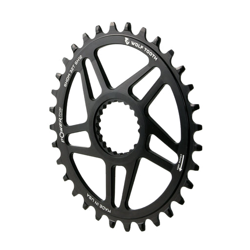 Wolf Tooth Components Elliptical Shimano DM Boost Chainring (HG+), 32T - Blk