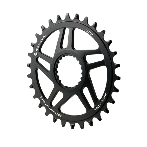 Wolf Tooth Components Shimano DM Boost Chainring (HG+), 30T - Blk