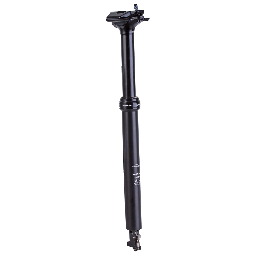 X-Fusion Shox Manic Gravel Remote Seatpost, (100) 27.2x350mm