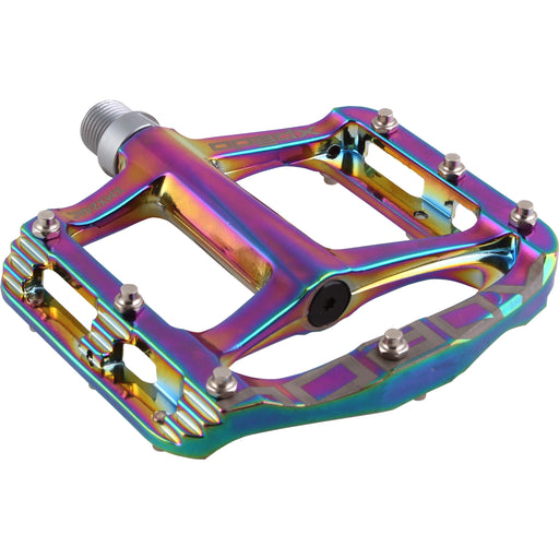 Xpedo SPRY Platform Pedals, Oil Slick 9/16" Spindle