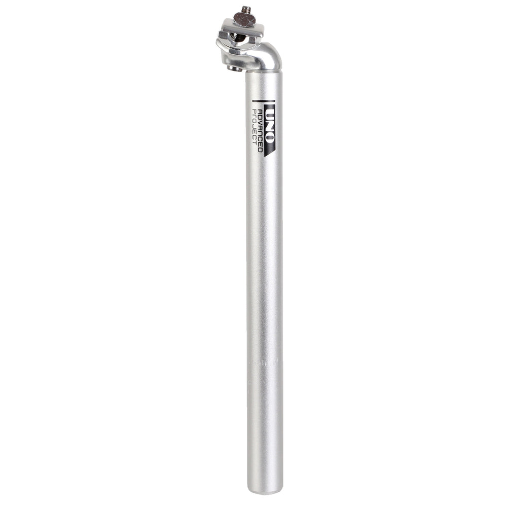 Kalloy SP-265 UNO Seatpost, 26.6 x 350mm - Sandblast Silver