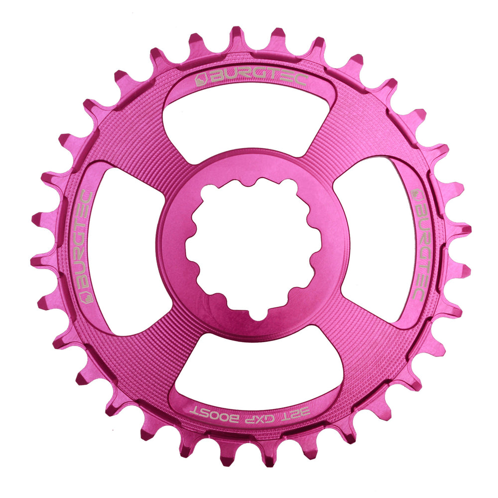Burgtec Compatible with GXP Boost 3mm Thick Thin chainring, 30T - Purple Rain