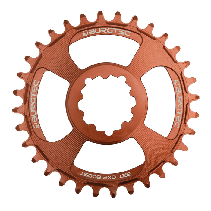 Burgtec Compatible with GXP Boost 3mm Thick Thin chainring, 30T - Kash Bronze