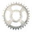 Burgtec Compatible with GXP Boost 3mm Thick Thin chainring, 30T - Rhodium Silv