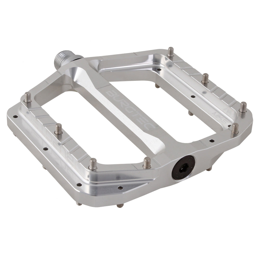 Burgtec Penthouse MK5 Pedals, CrMo - Silver