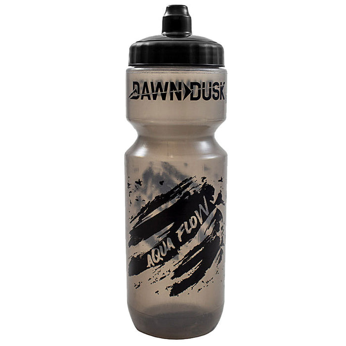 Dawn To Dusk Aqua Flow Water Bottle, 25oz - Black/Clear