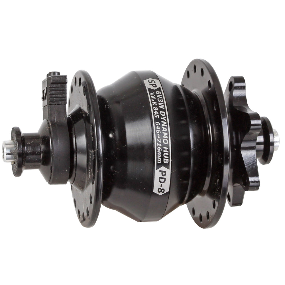 Shutter Precision PD-8 IS-Disc Front Q/R Hub, 9x100mm, 36h - Black