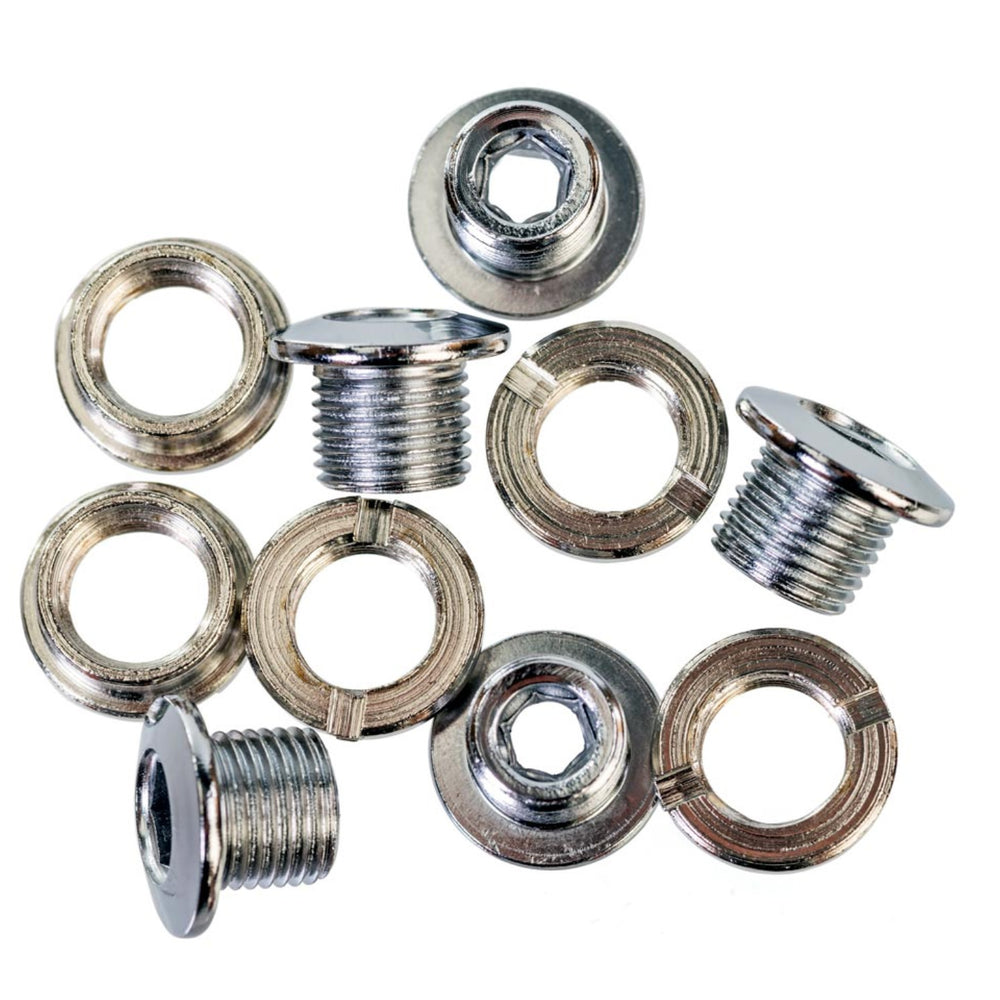 ID CR-MO Chainring Bolts, Single (6.5mm) - Silver CrMo