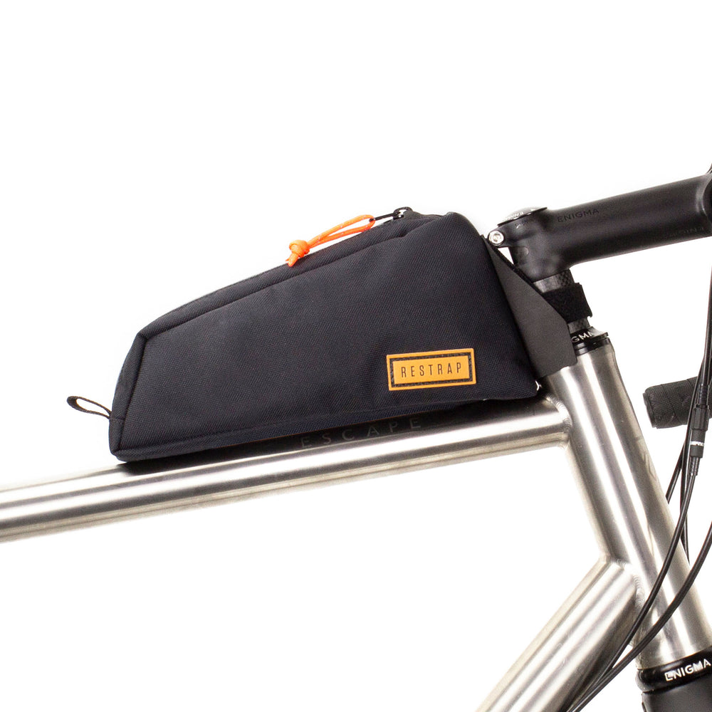 Restrap Bolt-On Top Tube Bag, Black