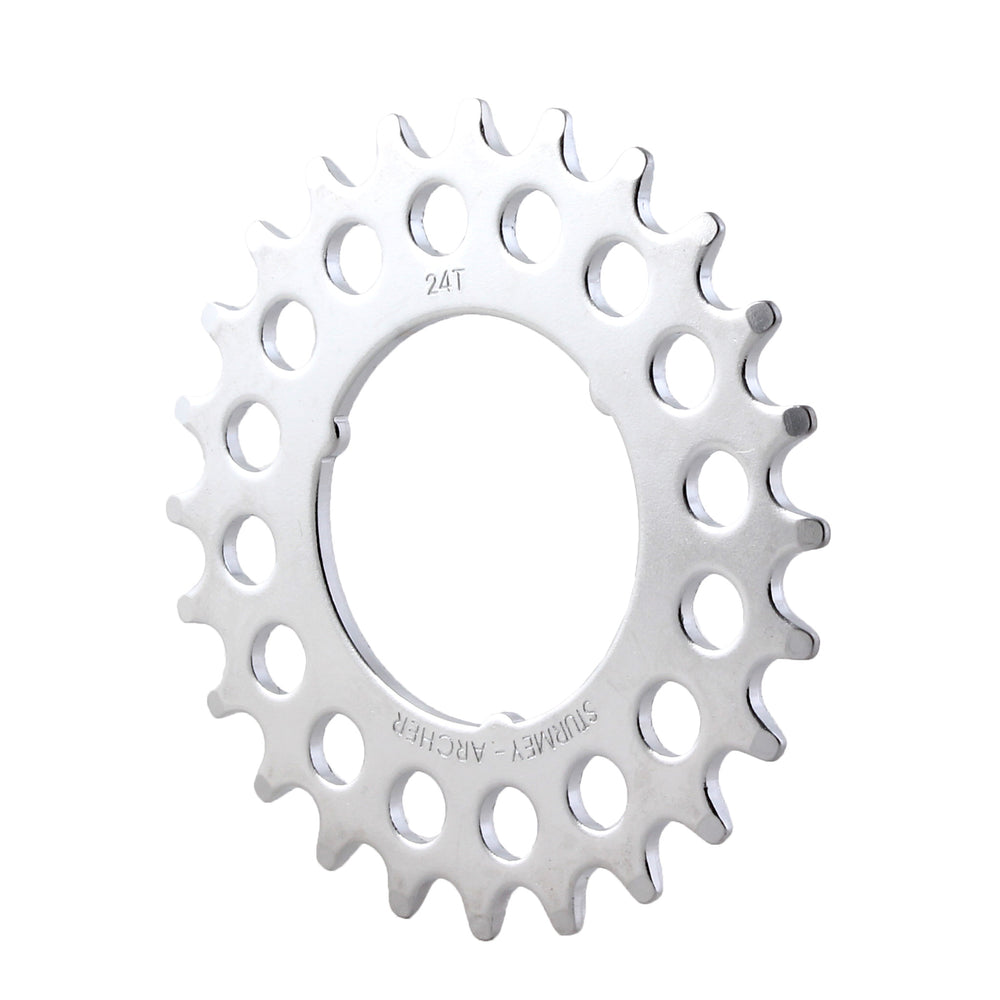 Sturmey Archer 5-Speed Flat Cog, 3-Spline, 1/8" - 24t Chrome