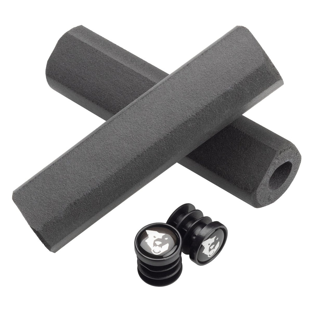 Wolf Tooth Components Mega FatPaw Cam 11.5mm Thick Grip Set, Blk