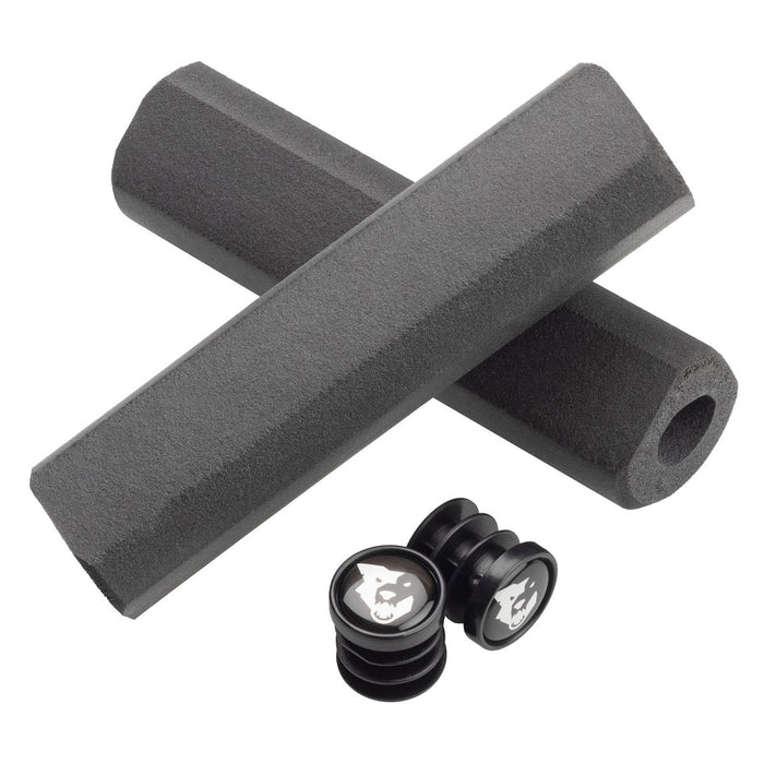 Wolf Tooth Components Mega FatPaw Cam 11.5mm Thick Grip Set, Blk