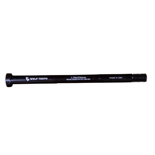 Wolf Tooth Components Rear Replacement Thru-Axle, 1.75x174mm - Black