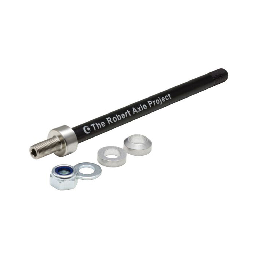 Robert Axle Project Kid Trailer Thru-Axle, 1.0x160mm - Black