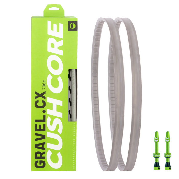 Cush Core Gravel/CX Tire Insert Set with Valves, 700c