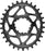 absoluteBLACK Oval SRAM DM (Boost Offset), HG+ Chainring, 30T - Blk
