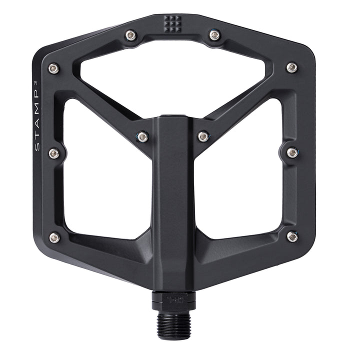 Crank Brothers Stamp 3 Large Magnesium Platform Pedals, Black