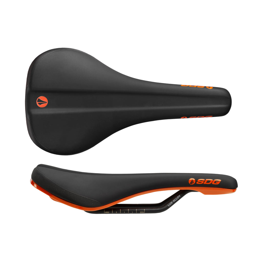 SDG Bel-Air 3.0 Saddle, Lux-Alloy Rails, Orange