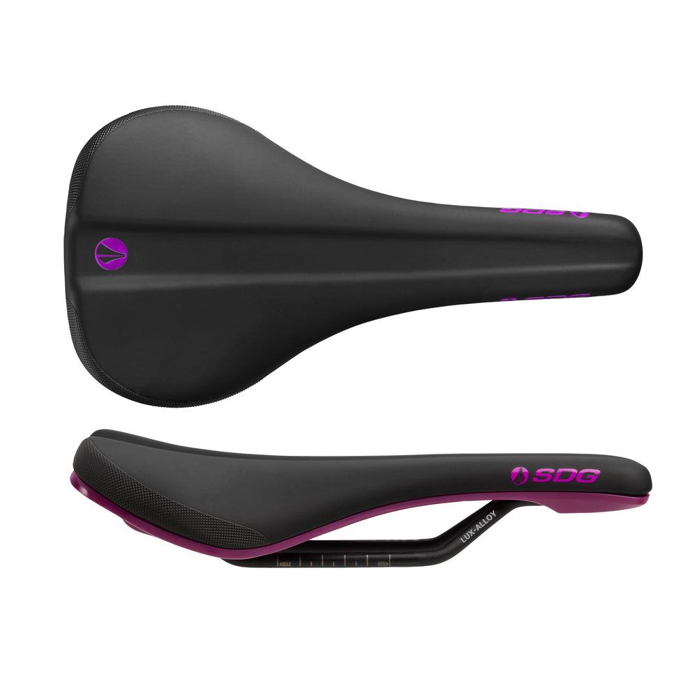 SDG Bel-Air 3.0 Saddle, Lux-Alloy Rails, Purple