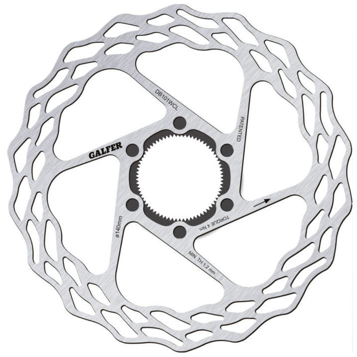 Galfer Wave CL Disc Brake Rotor, 140mm Road