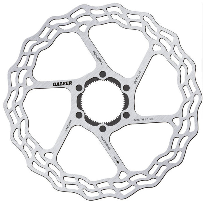 Galfer Wave CL Disc Brake Rotor, 160mm Road