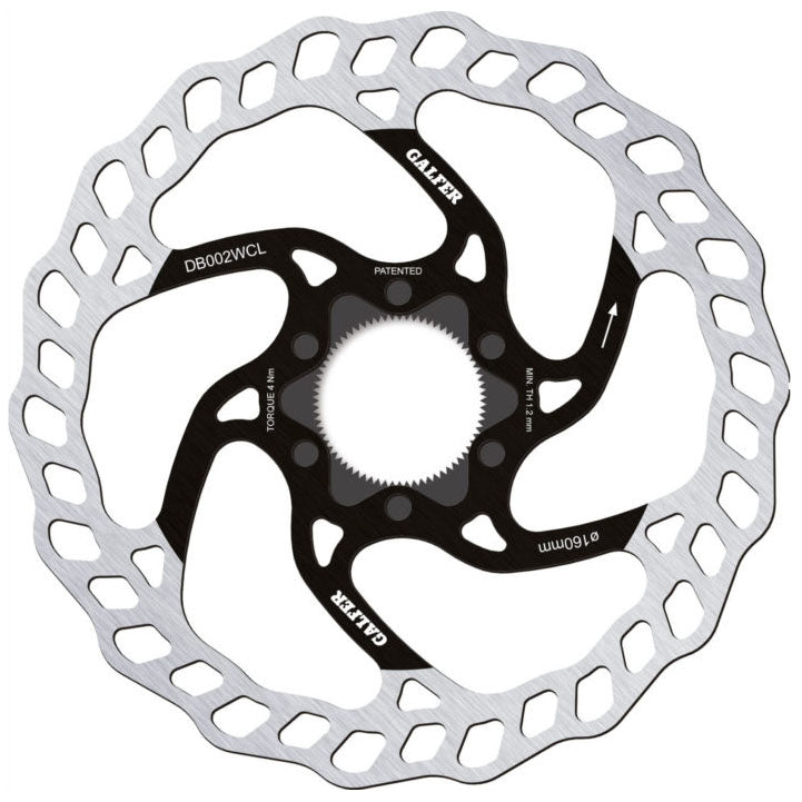 Galfer Wave CL Disc Brake Rotor, 160mm 1.8mm