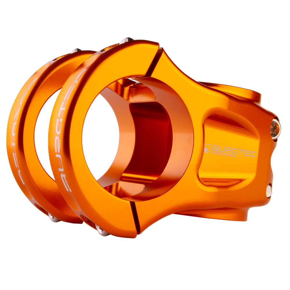 Burgtec Enduro MK3 Stem, (35.0) 0d x 35mm - Iron Bro Orange