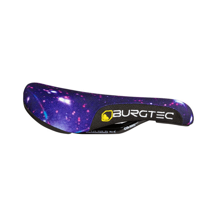 Burgtec The Cloud Boost Saddle, Cromo/Plastic Base - Nebula