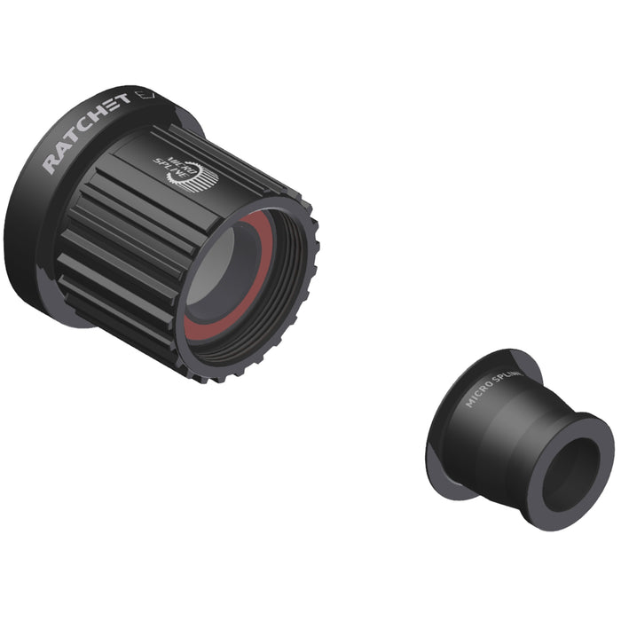 DT-Swiss Microspline HG+ 12sp FH Body w/ 12x142/148 EC Ratchet EXP Hubs