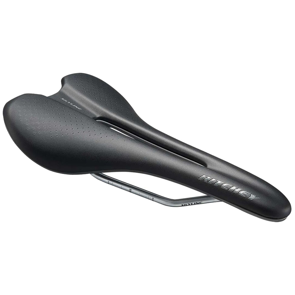 Ritchey Skyline Comp Saddle, CrMo Rail, 145mm Width, Black