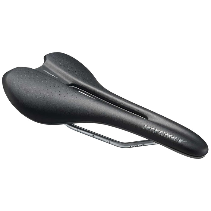 Ritchey Skyline Comp Saddle, CrMo Rail, 145mm Width, Black