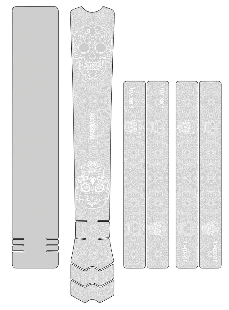 Dyed Bro Frame Protection - Día de Muertos White