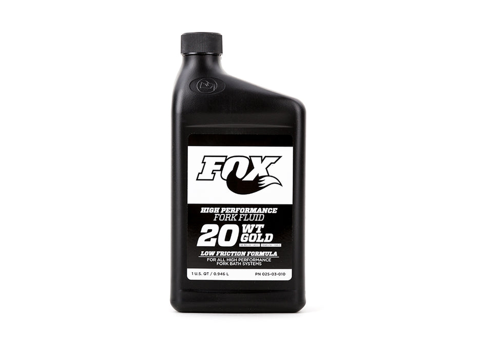 Fox Shox Suspension Bath Oil, 20wt - Gold (32oz) 025-03-072