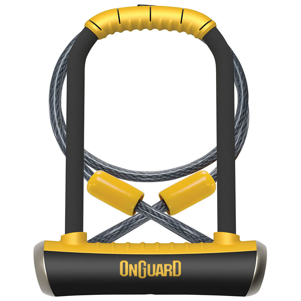 OnGuard Pitbull DT U-Lock w/ Cable, 4.5" x 9" (4' Cbl)