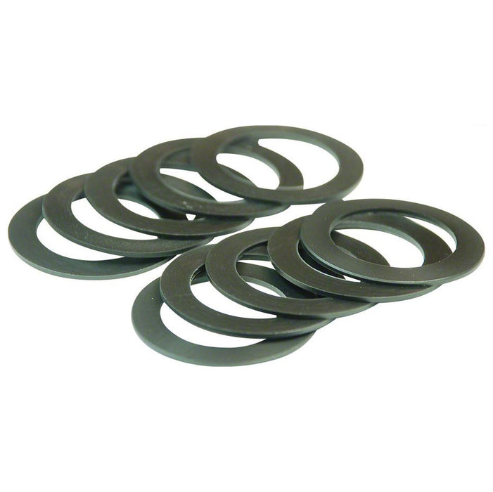 Wheels Mfg 0.5mm 30mm Bottom Bracket Spacer, Pack/10 - Black
