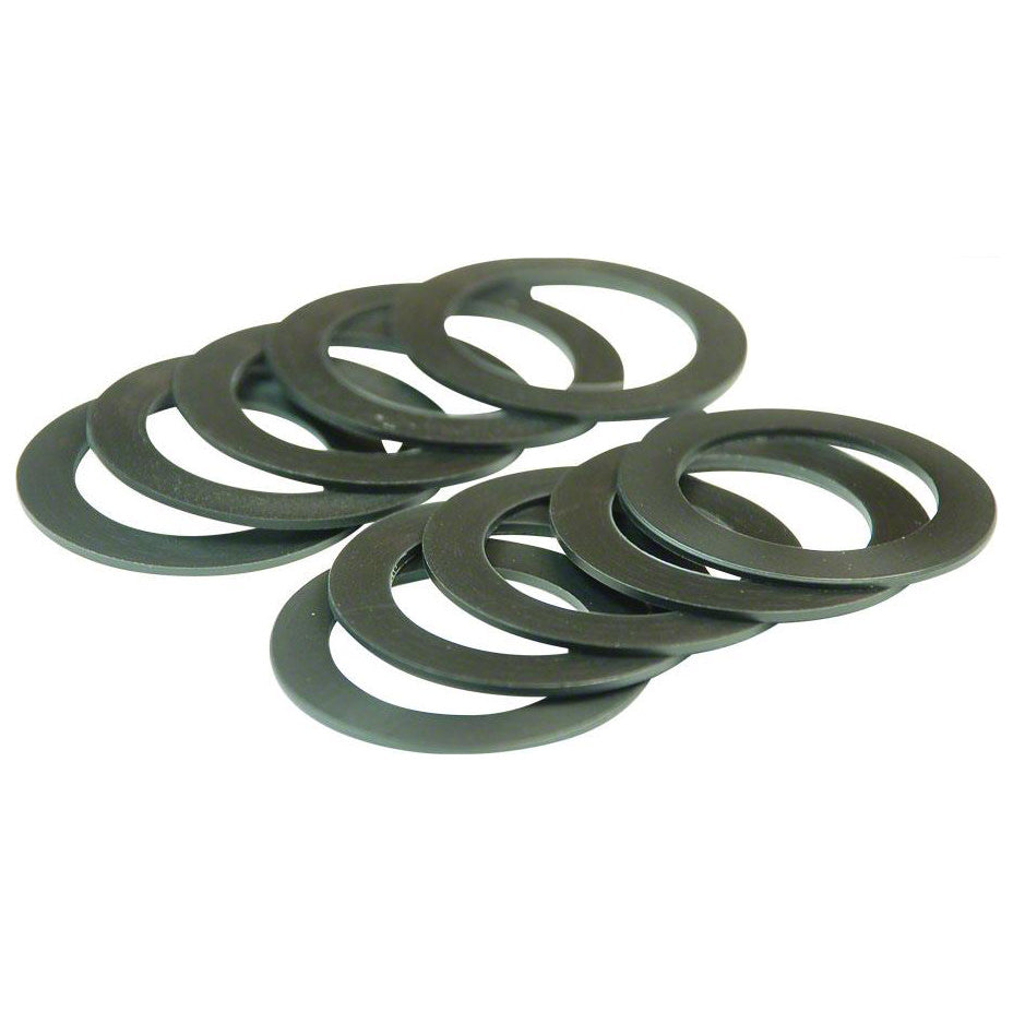 Wheels Mfg 0.5mm 30mm Bottom Bracket Spacer, Pack/10 - Black