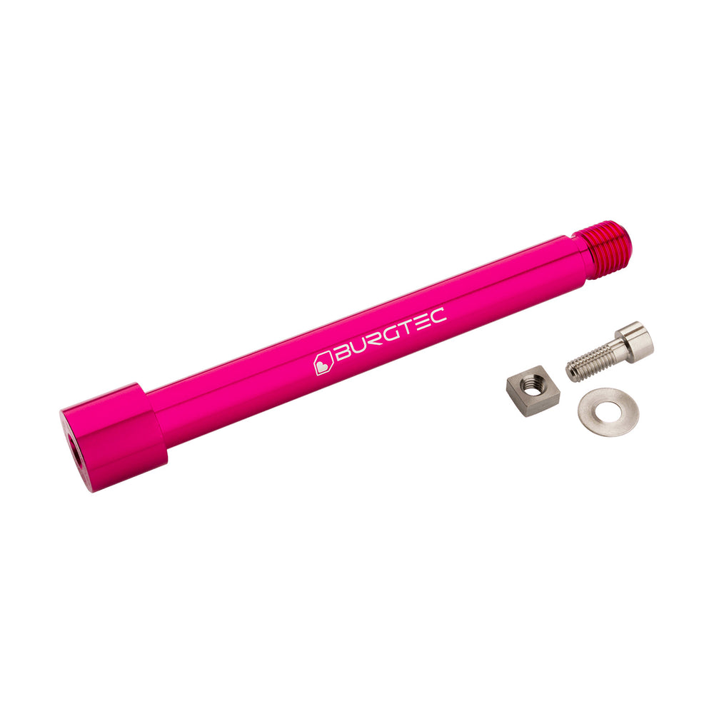 Burgtec Fox Fork 2021+ Axle, 15x110mm - Toxic Pink