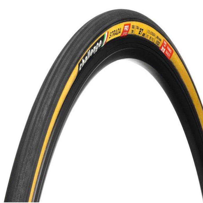 Challenge Tire Strada Pro Tire, 700 x 27 Black/Tan