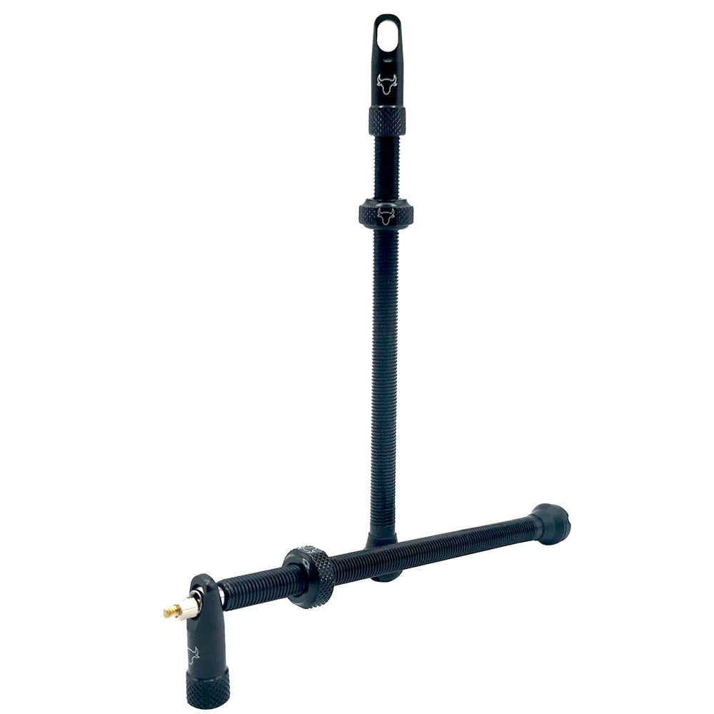 Hold Fast Cycling Tubeless Presta Valve Stem, 105mm (Pair) - Black