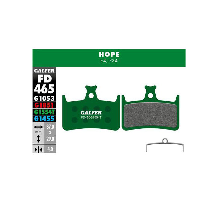 Galfer Disc Pads, Hope E4 - Pro